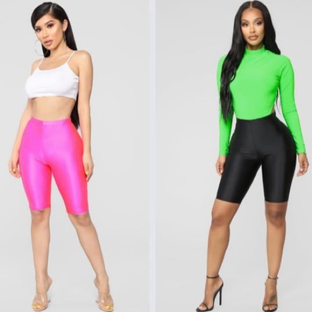 NWT FASHION NOVA biker shorts